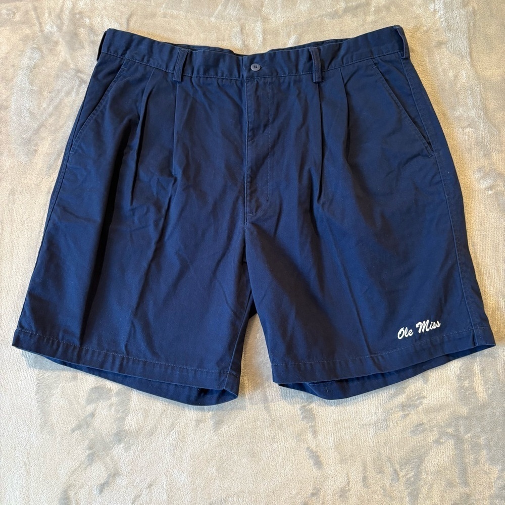 Nike Golf Athleisure Sporty Flat Front Blue Shorts Mn’s 40